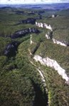 Aerial view of the gorge