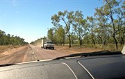North of Injune - narrow roads