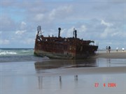 9th of July 1935 S.S. Maheno grounded on Fraser Island