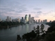 Morning skyline from Kangaroo Point cliffs