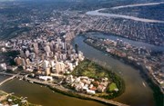 Brisbane from a JAL 747