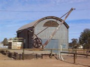 Railway Shed & Crane at Oodnadatta