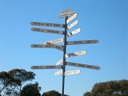 Border Village signs