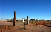 Gate at Cameron Corner