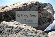 St Mary Peak altitude sign