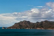 Cape Forestier as seen from Cape Tourville. Water between is t