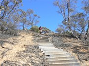 The climb up Mount Crozier - Nov 2006