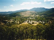 Looking north across Bright (March 1999)