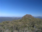 Looking west over the horn