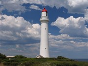 Lighthouse amidst the heath