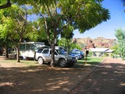 Hidden Valley van park with mini Bungles behind