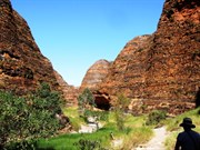 Track into Cathedral Gorge
