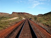 Rail way crossing Shay Gap road