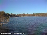 The site of Well 40 underwater