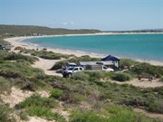 Shelter Bay campsites and boat anchorage