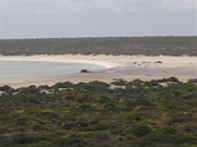 Eastward view onto beach