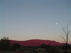 Mount Augustus - Mt August from the campground 