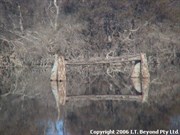 Well 41 submerged underwater