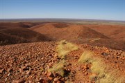 Note the size of the rocks that you will be travelling over to