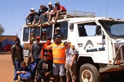 Camp group on the 13 seat 4WD Oka