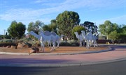 Camel Roundabout in Norseman