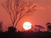 Nullarbor sunset near Caiguna