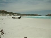 Exploring the beach by 4wd