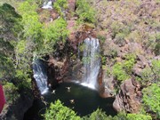 Crystal clear waters of Florence Falls in dry season Aug 05
