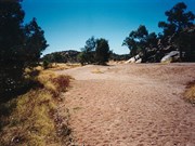 The site of the original Alice Spring in the Todd River (1999)