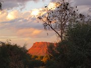 Sunset from Kings Canyon resort