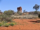 Looking south to pillar from camping area