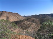 Rugged scenery south of Arkaroola