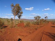 Rich red Pilbara pebbles