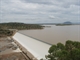 Dam Wall in semi flood