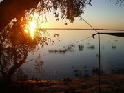 Sunset over Coongie Lake