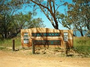 Entry Sign at Lake Indoon