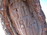 Blazed Beefwood with James Pooles initials [Sturts 2IC] who 