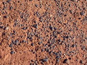 Melted sand