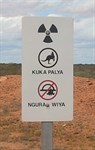Sign upon approach to Totem