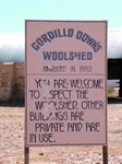 Cordillo Downs Woolshed Information Sign
