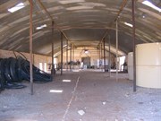 Inside the Cordillo Downs Woolshed