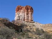 Western face of pillar in mid afternoon sun