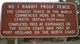 Rabbit Proof Fence Sign