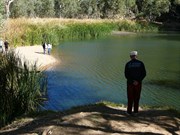 Ellery Creek Big Hole - A winter view.