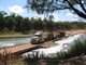 Road Train using the crossing