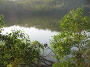 Lake is a flooded mining pit