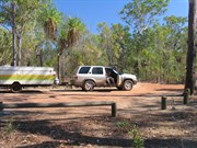 Campground just 200m from falls and picnic area