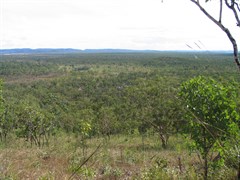 Gungural Campground - Northward view along South Alligator River valley. 