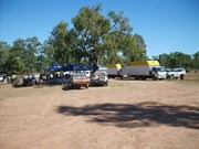 Parking area on Normanton side of the bridge