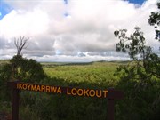 Ikoymarrwa Lookout with waterfall below